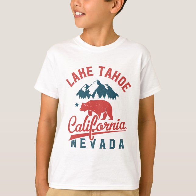 T-shirt Le lac Tahoe la Californie Nevada (Devant)