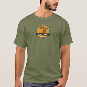 T-shirt Le lac Tahoe Pinecone brassant la Cie.