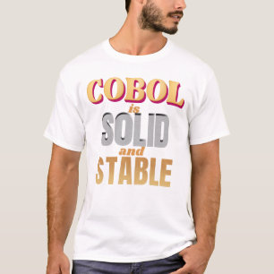T-shirt Le langage de programmation Cobol est puissant et 