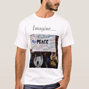 T-shirt le languagespeace, imaginent…