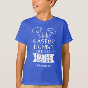 T-shirt Le Lapin De Pâques M'Apporte Une Petite Soeur