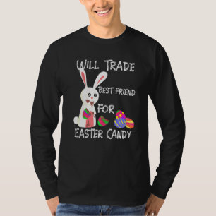 T-shirt Le Lapin Mange Des Oeufs Chocolés Vont Échanger Le