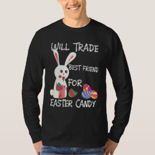 T-shirt Le Lapin Mange Des Oeufs Chocolés Vont Échanger Le