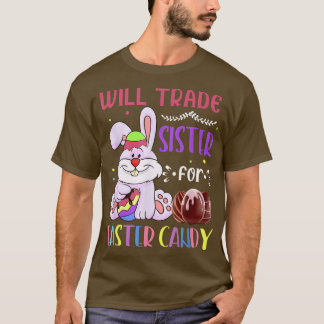 T-shirt Le Lapin Mange Des Oeufs De Chocolat Vont Échanger
