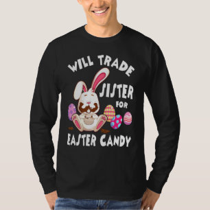 T-shirt Le Lapin Mange Des Oeufs De Chocolat Vont Échanger
