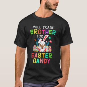 T-shirt Le Lapin Mange Des Oeufs De Chocolat Vont Échanger
