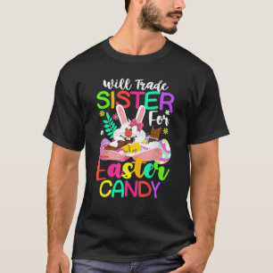 T-shirt Le Lapin Mange Des Oeufs De Chocolat Vont Échanger