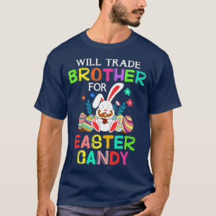 T-shirt Le Lapin Mange Des Oeufs De Chocolat Vont Échanger