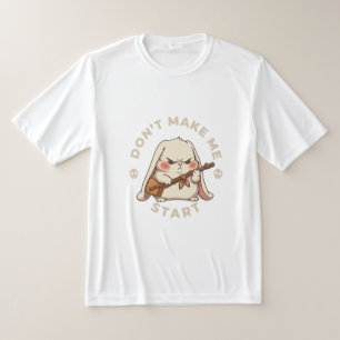 T-shirt Le lapin "Ne commence pas"