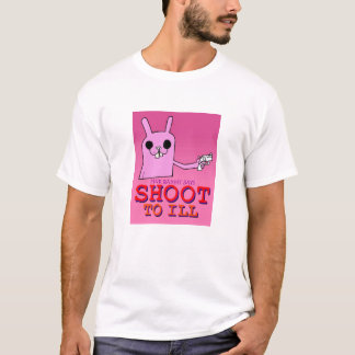 T-shirt Le lapin rose indique