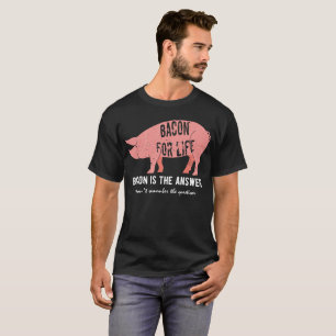 T-shirt Le lard est la réponse