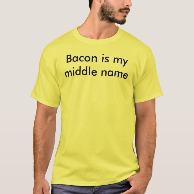 T-shirt Le lard est mon deuxième prénom (Devant)