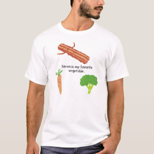 T-shirt Le lard est mon légume préféré