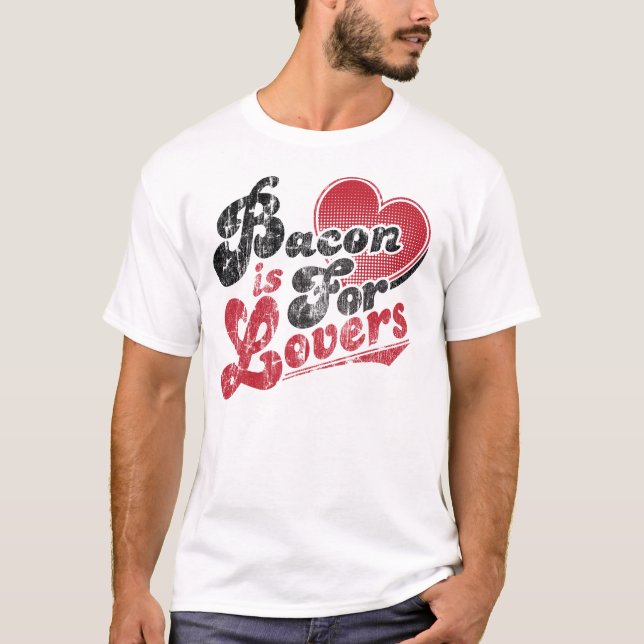 T-shirt Le lard est pour des amants (Devant)