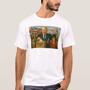 T-shirt Le leader britannique Casts Historic Vote