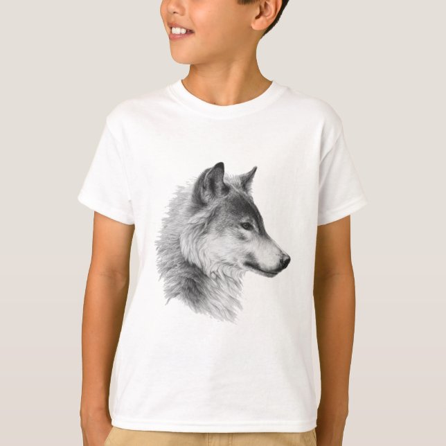 T-SHIRT LE LEADER DU LOUP (Devant)