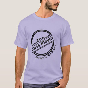 T-shirt Le Lecteur De Basse Toujours Dans Le Graphique Gro