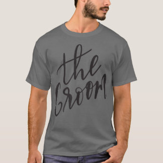 T-shirt Le lettrage GroomBlk 
