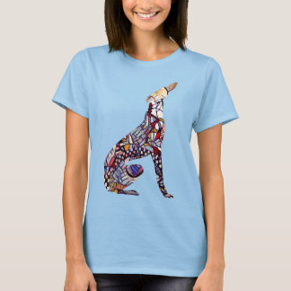 T-shirt Le lévrier psychédélique