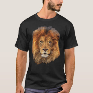 T-shirt Le lion de la faune africaine