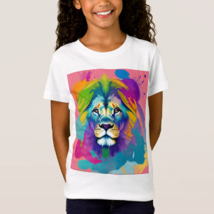 T-Shirt Le lion radiant - Le lion aquarelle