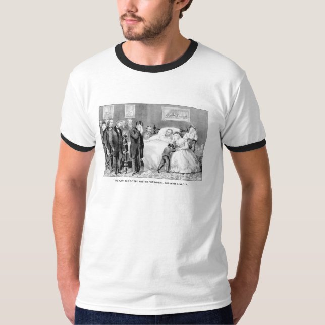 T-shirt Le lit de mort de Lincoln (Devant)