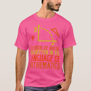 T-shirt Le Livre de la nature est écrit dans la langue de