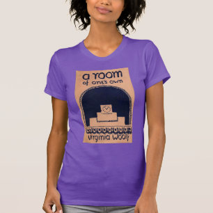 T-shirt Le livre de Virginia Woolf couvre une salle de son