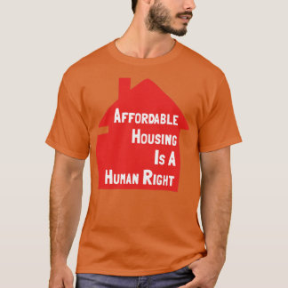 T-shirt Le Logement Abordable Est Un Droit Humain