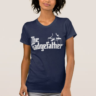 T-shirt le logo de blanc de gadgefather