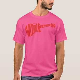 T-shirt Le logo de guitare rouge classique des Monkees sur