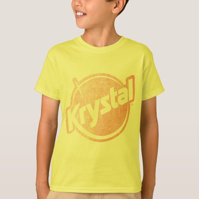 T-shirt Le logo de Krystal s'est fané (Devant)