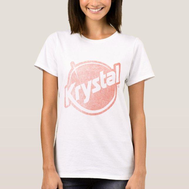 T-shirt Le logo de Krystal s'est fané (Devant)