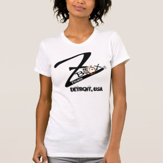T-shirt Le LOGO de ZBOX, Detroit, Etats-Unis a adapté T
