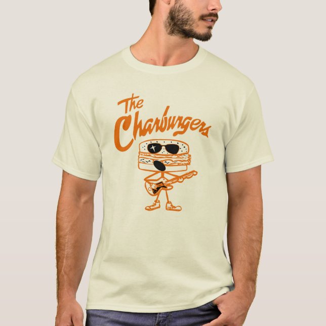 T-shirt Le logo d'original de bande de Charburgers (Devant)