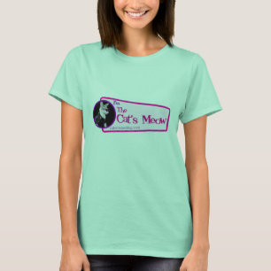 T-shirt Le logo Meow du chat Ringer Tee