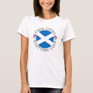T-shirt Le logo officiel de l'écossais de villes jumelles