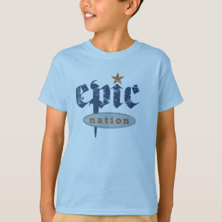 T-shirt "Le logo original de la nation épique" badine le