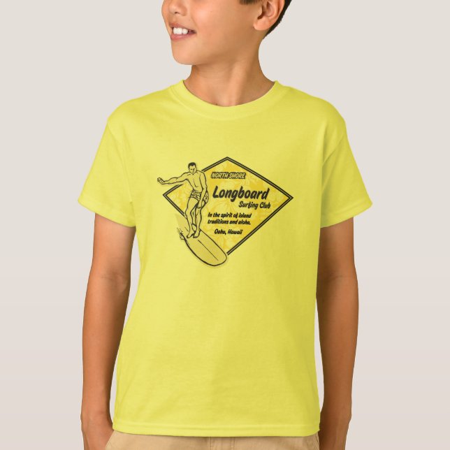 T-shirt Le logo surfant de diamant de club badine la pièce (Devant)
