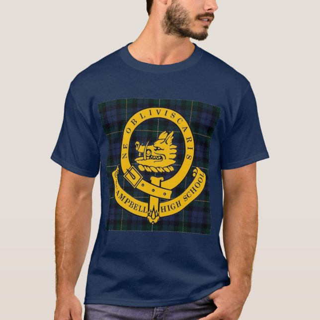 T-shirt Le logo Unisex Tartan Tee (Devant)
