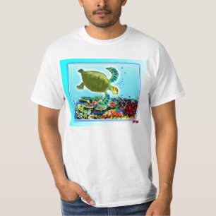 T-shirt Le long de la Grande barrière de corail