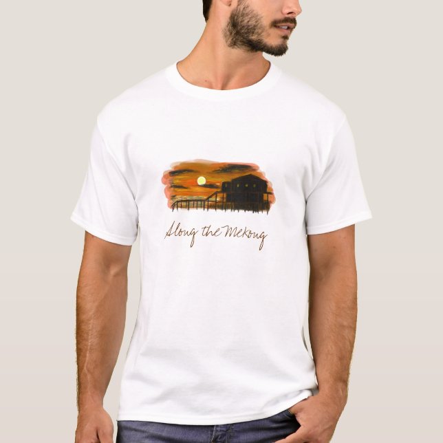 T-shirt Le long du Mékong (Devant)