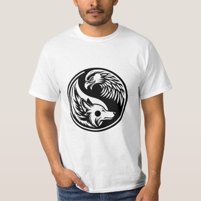 T-SHIRT LE LOUP ET L'AVILE (Devant)