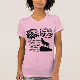 T-shirt Le loup n'exécute pas dans le cirque