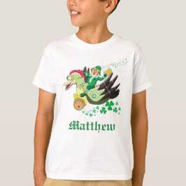 T-shirt Le lutin de St Patrick drôle personnalisé
