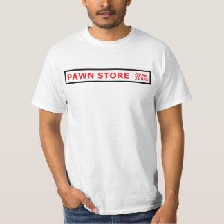 T-shirt Le magasin de gage ouvrent 24 heures