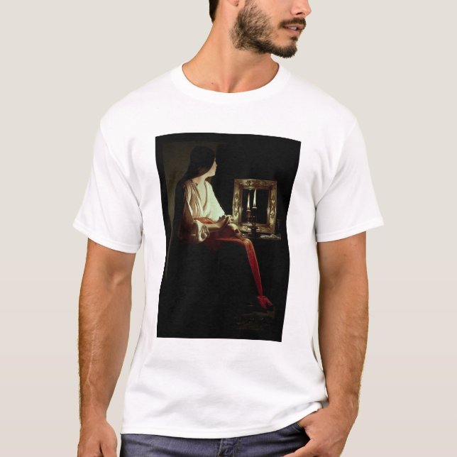 T-shirt Le Magdalen contrit, c.1638-43 (huile sur la (Devant)