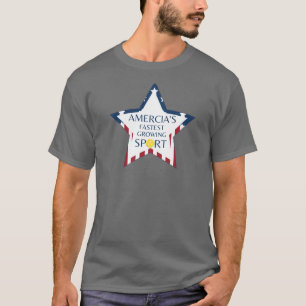 T-shirt Le maillot de balle sport américain à croissance l