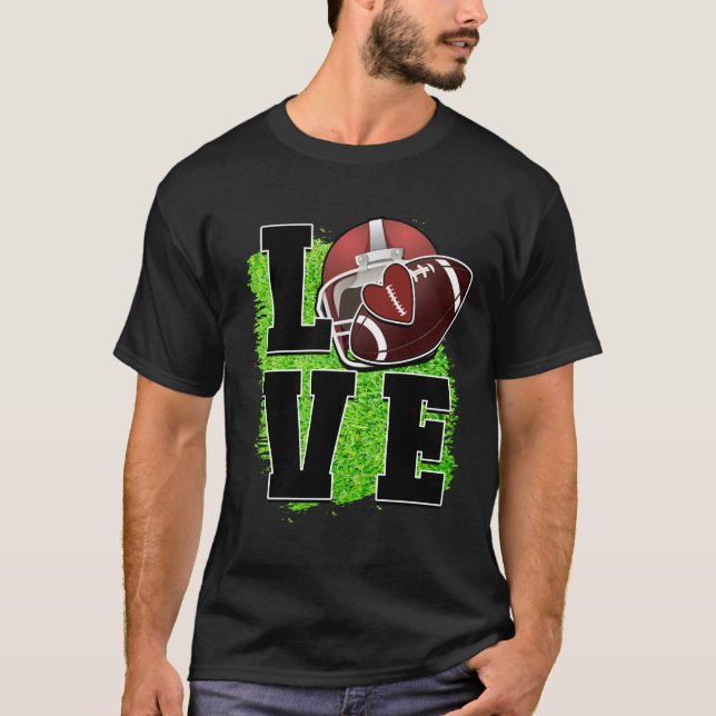 T-shirt Le maillot de football parfait. (Devant)