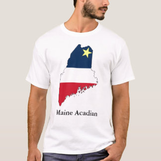 T-shirt Le Maine acadien avec le texte